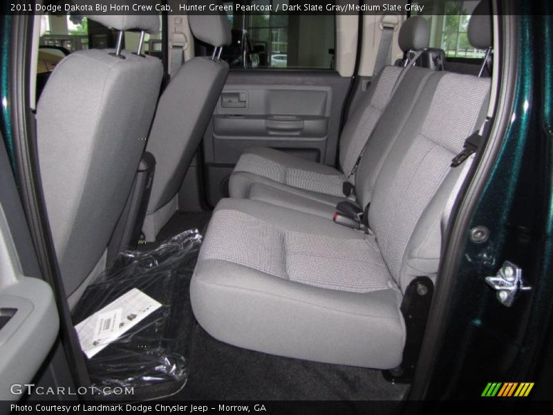 Hunter Green Pearlcoat / Dark Slate Gray/Medium Slate Gray 2011 Dodge Dakota Big Horn Crew Cab