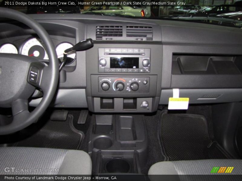 Hunter Green Pearlcoat / Dark Slate Gray/Medium Slate Gray 2011 Dodge Dakota Big Horn Crew Cab