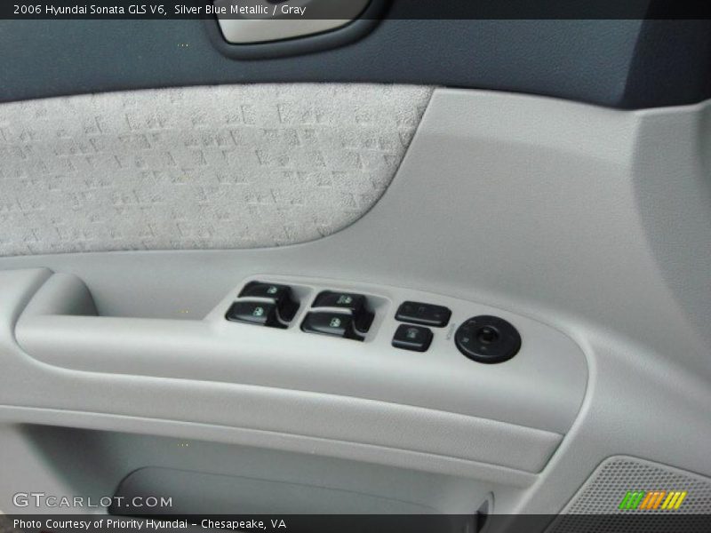 Silver Blue Metallic / Gray 2006 Hyundai Sonata GLS V6