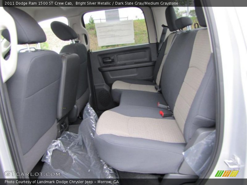 Bright Silver Metallic / Dark Slate Gray/Medium Graystone 2011 Dodge Ram 1500 ST Crew Cab