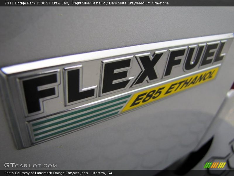 Bright Silver Metallic / Dark Slate Gray/Medium Graystone 2011 Dodge Ram 1500 ST Crew Cab