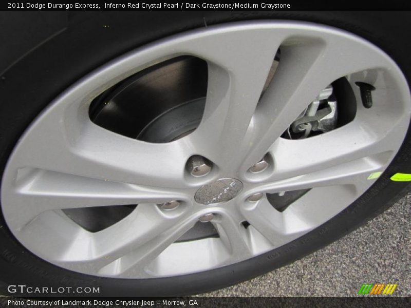 Inferno Red Crystal Pearl / Dark Graystone/Medium Graystone 2011 Dodge Durango Express