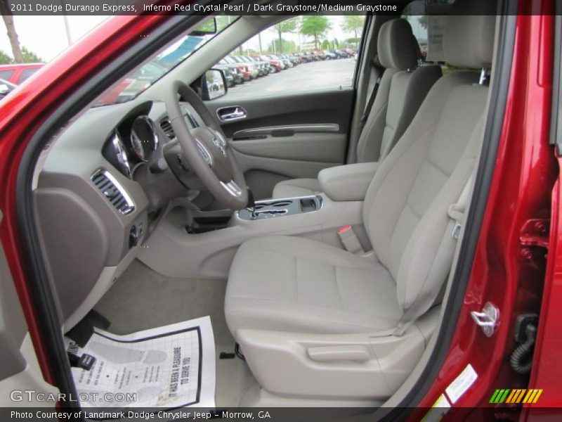  2011 Durango Express Dark Graystone/Medium Graystone Interior