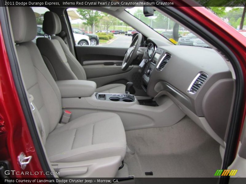 Inferno Red Crystal Pearl / Dark Graystone/Medium Graystone 2011 Dodge Durango Express