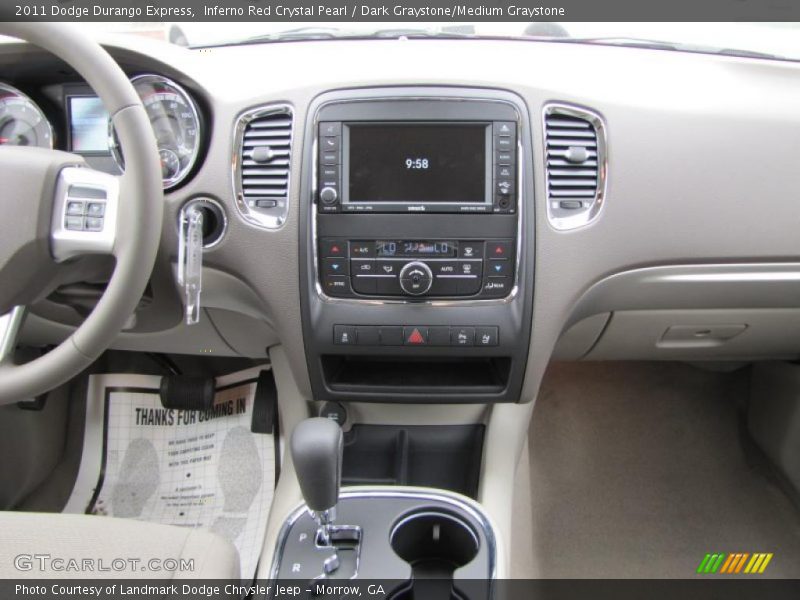 Inferno Red Crystal Pearl / Dark Graystone/Medium Graystone 2011 Dodge Durango Express