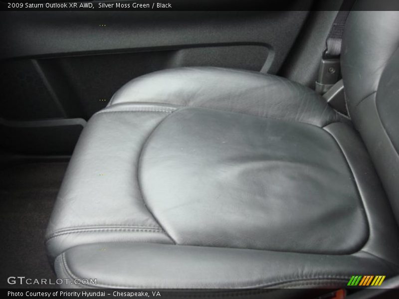 Silver Moss Green / Black 2009 Saturn Outlook XR AWD