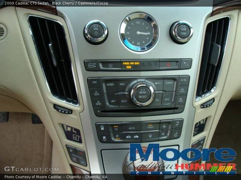 Black Cherry / Cashmere/Cocoa 2009 Cadillac CTS Sedan