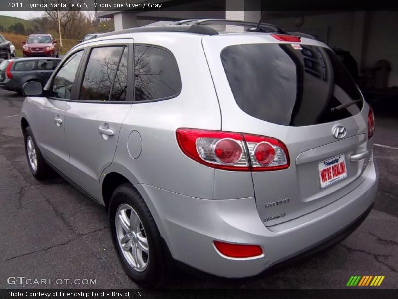 Moonstone Silver / Gray 2011 Hyundai Santa Fe GLS