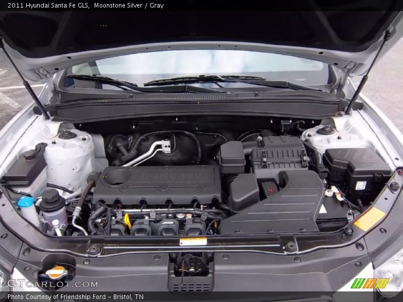  2011 Santa Fe GLS Engine - 2.4 Liter DOHC 16-Valve VVT 4 Cylinder