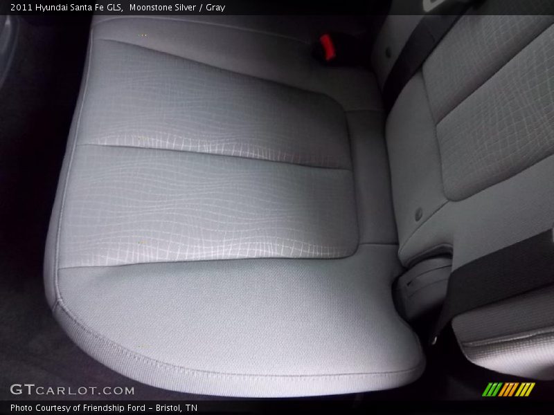 Moonstone Silver / Gray 2011 Hyundai Santa Fe GLS