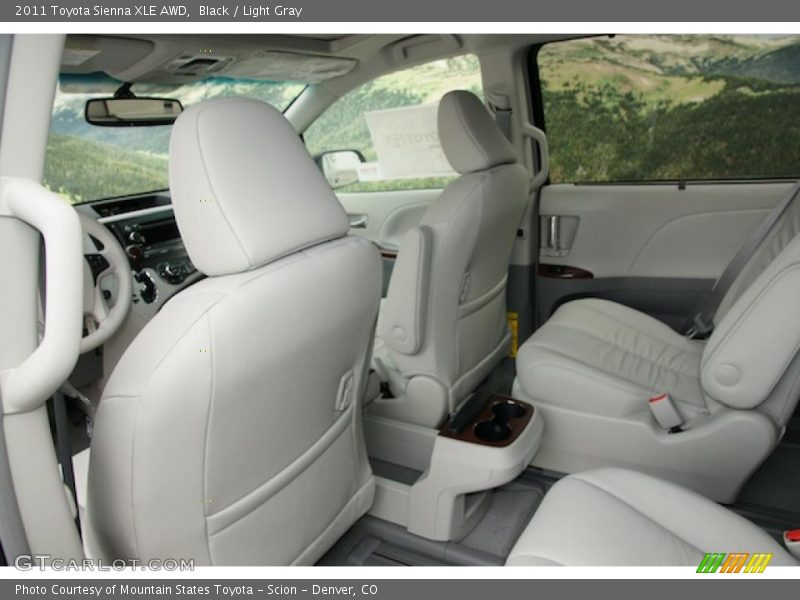 Black / Light Gray 2011 Toyota Sienna XLE AWD