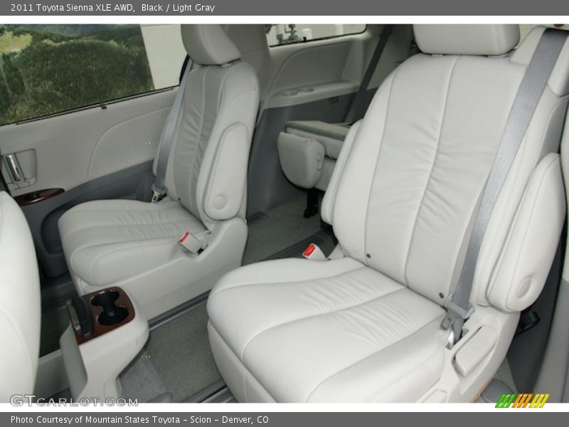 Black / Light Gray 2011 Toyota Sienna XLE AWD