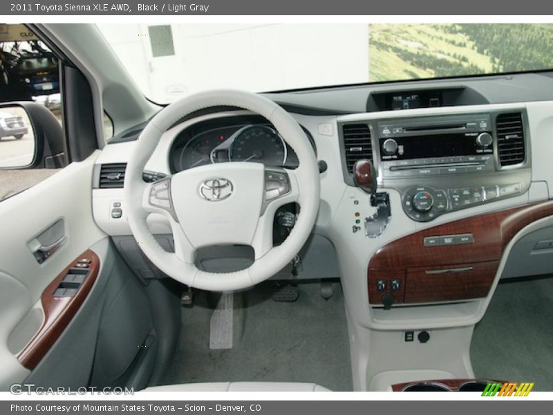 Black / Light Gray 2011 Toyota Sienna XLE AWD