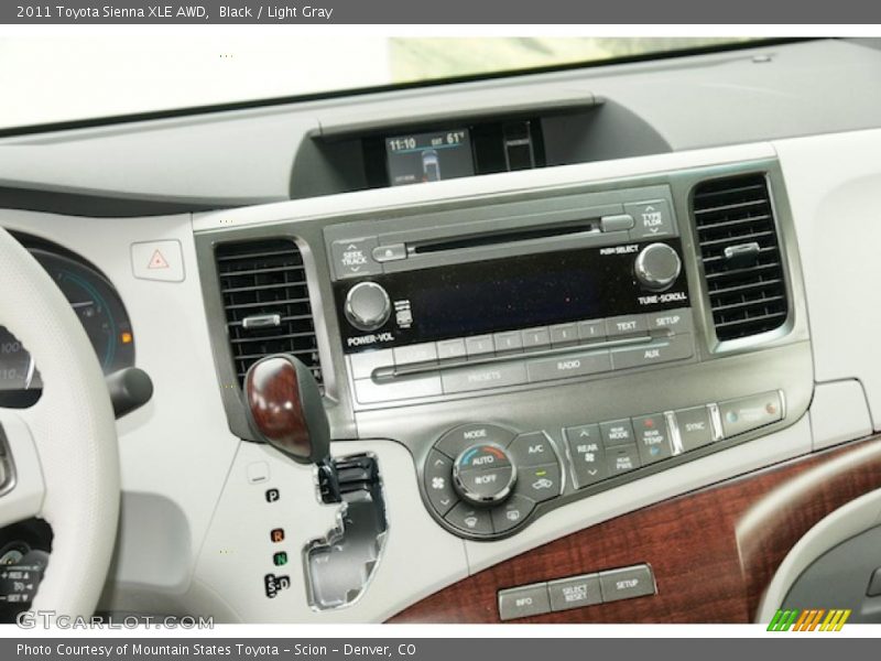 Black / Light Gray 2011 Toyota Sienna XLE AWD