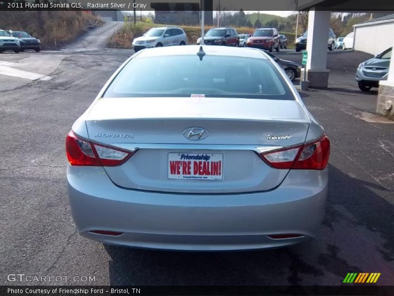 Radiant Silver / Gray 2011 Hyundai Sonata GLS