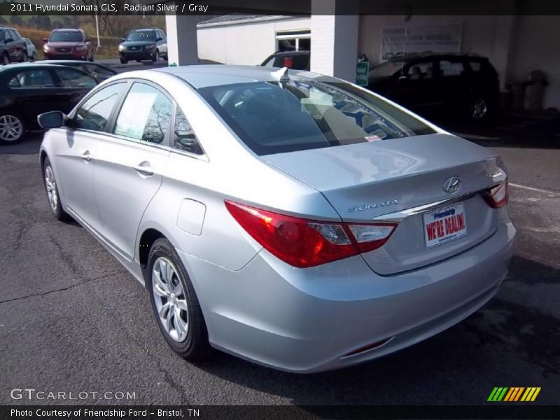 Radiant Silver / Gray 2011 Hyundai Sonata GLS