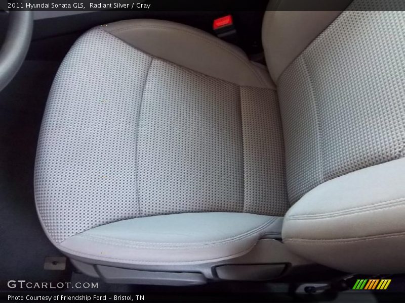 Radiant Silver / Gray 2011 Hyundai Sonata GLS