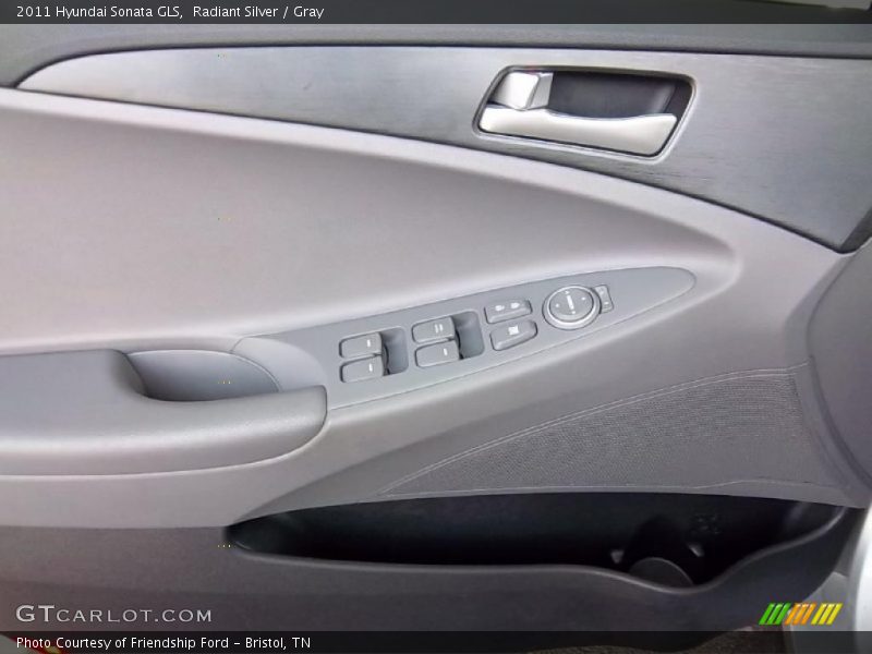 Radiant Silver / Gray 2011 Hyundai Sonata GLS