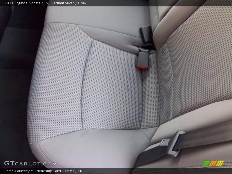 Radiant Silver / Gray 2011 Hyundai Sonata GLS
