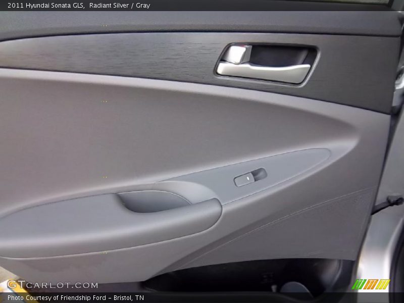 Radiant Silver / Gray 2011 Hyundai Sonata GLS