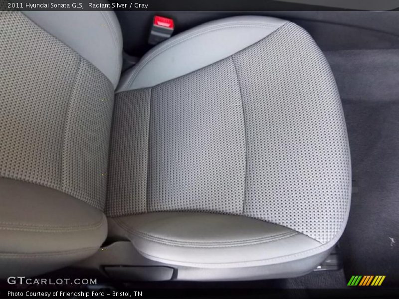 Radiant Silver / Gray 2011 Hyundai Sonata GLS