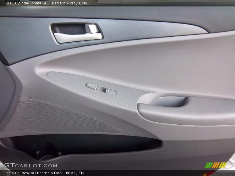 Radiant Silver / Gray 2011 Hyundai Sonata GLS