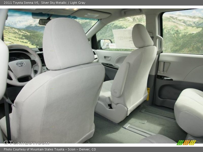 Silver Sky Metallic / Light Gray 2011 Toyota Sienna V6