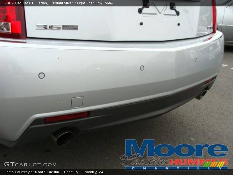 Radiant Silver / Light Titanium/Ebony 2009 Cadillac CTS Sedan
