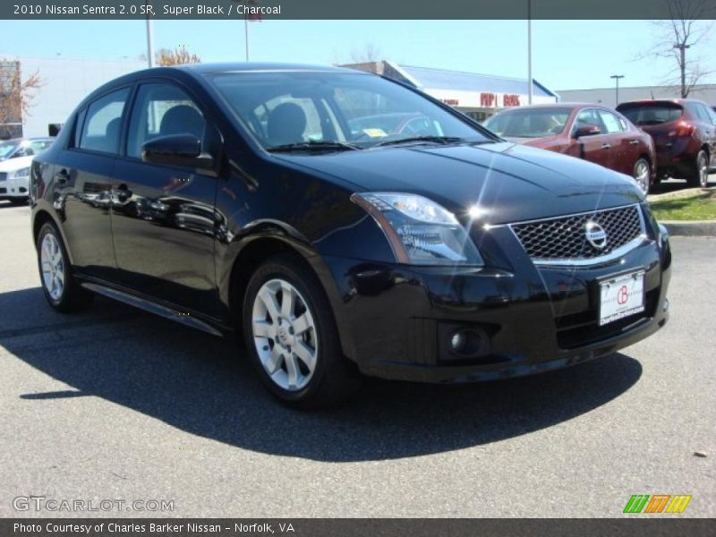 Super Black / Charcoal 2010 Nissan Sentra 2.0 SR