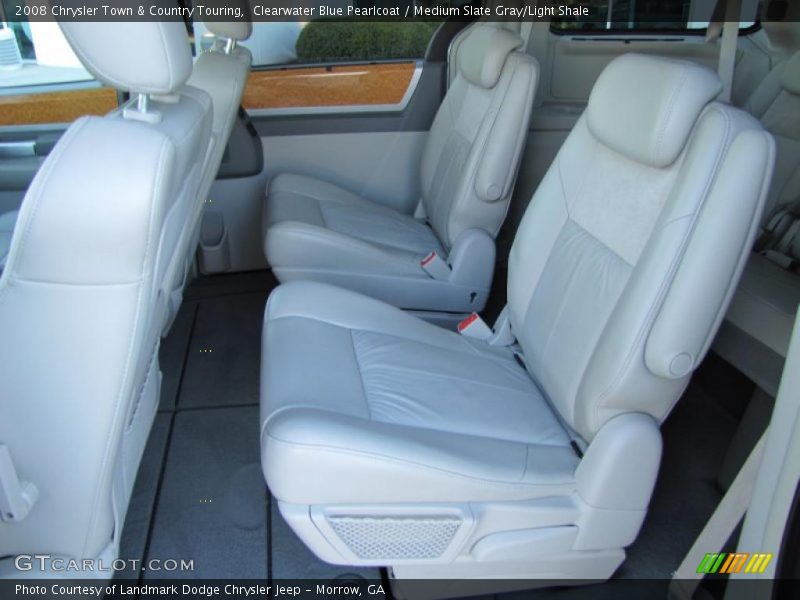 Clearwater Blue Pearlcoat / Medium Slate Gray/Light Shale 2008 Chrysler Town & Country Touring