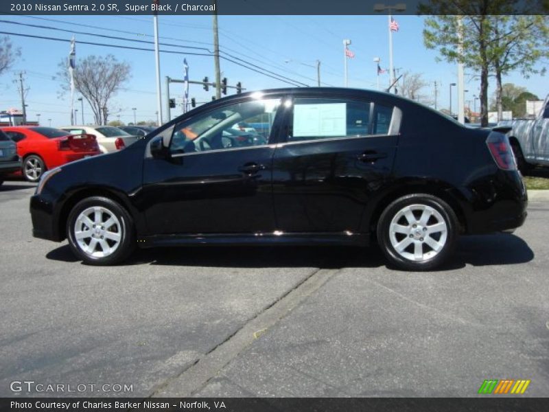 Super Black / Charcoal 2010 Nissan Sentra 2.0 SR
