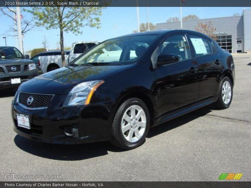 Super Black / Charcoal 2010 Nissan Sentra 2.0 SR