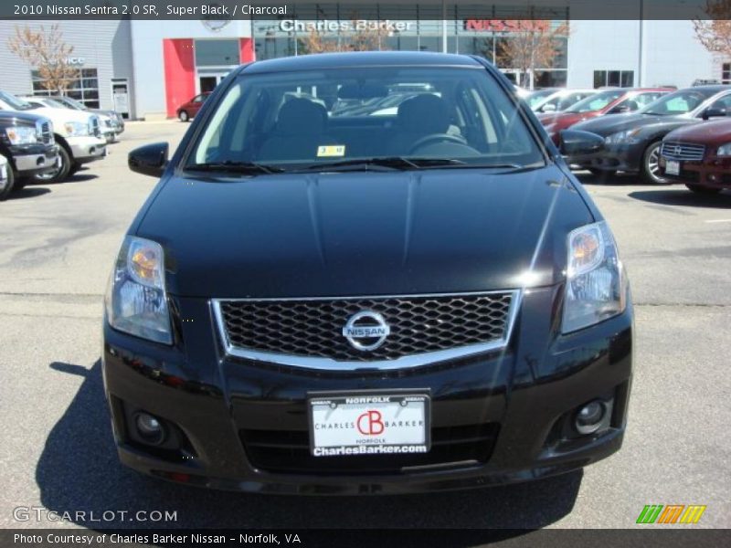 Super Black / Charcoal 2010 Nissan Sentra 2.0 SR