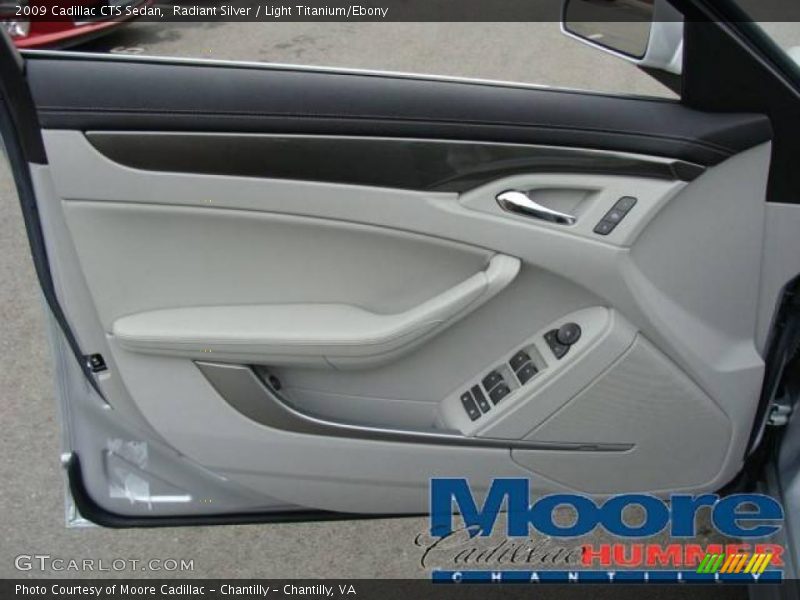 Radiant Silver / Light Titanium/Ebony 2009 Cadillac CTS Sedan