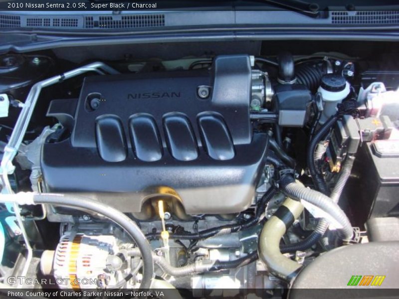 Super Black / Charcoal 2010 Nissan Sentra 2.0 SR