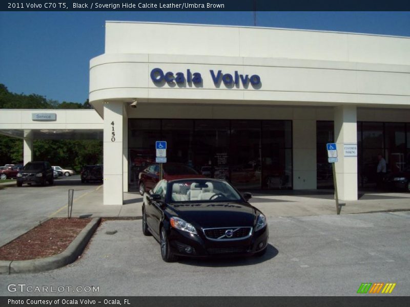 Black / Soverign Hide Calcite Leather/Umbra Brown 2011 Volvo C70 T5