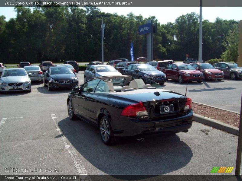 Black / Soverign Hide Calcite Leather/Umbra Brown 2011 Volvo C70 T5