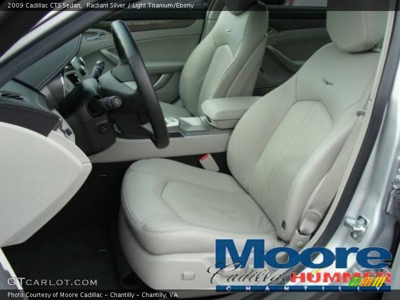 Radiant Silver / Light Titanium/Ebony 2009 Cadillac CTS Sedan