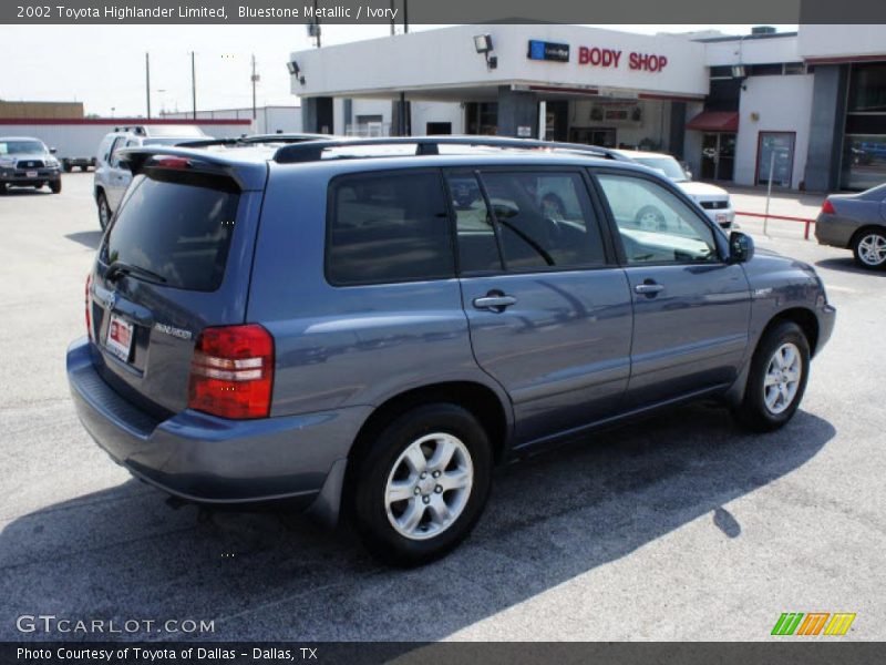 Bluestone Metallic / Ivory 2002 Toyota Highlander Limited