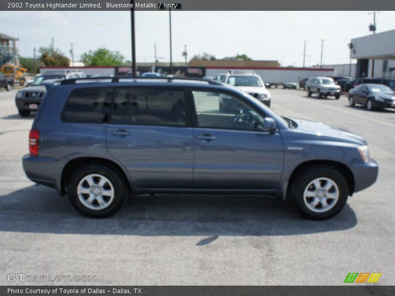 Bluestone Metallic / Ivory 2002 Toyota Highlander Limited