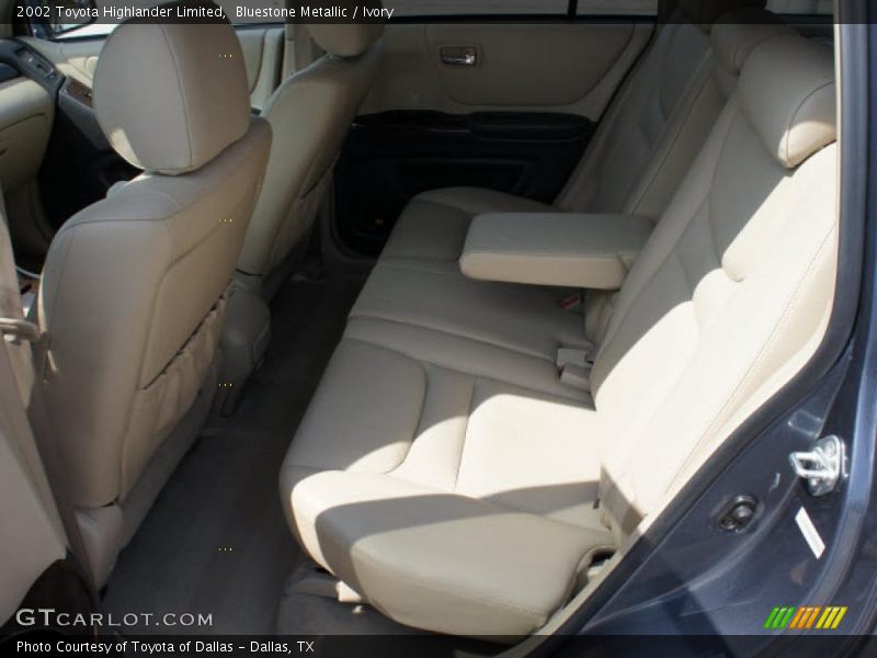 Bluestone Metallic / Ivory 2002 Toyota Highlander Limited