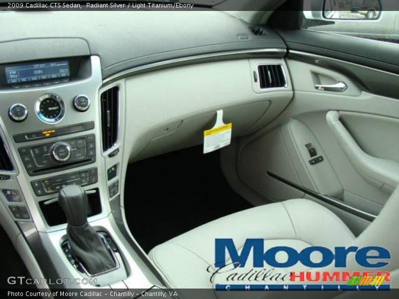 Radiant Silver / Light Titanium/Ebony 2009 Cadillac CTS Sedan