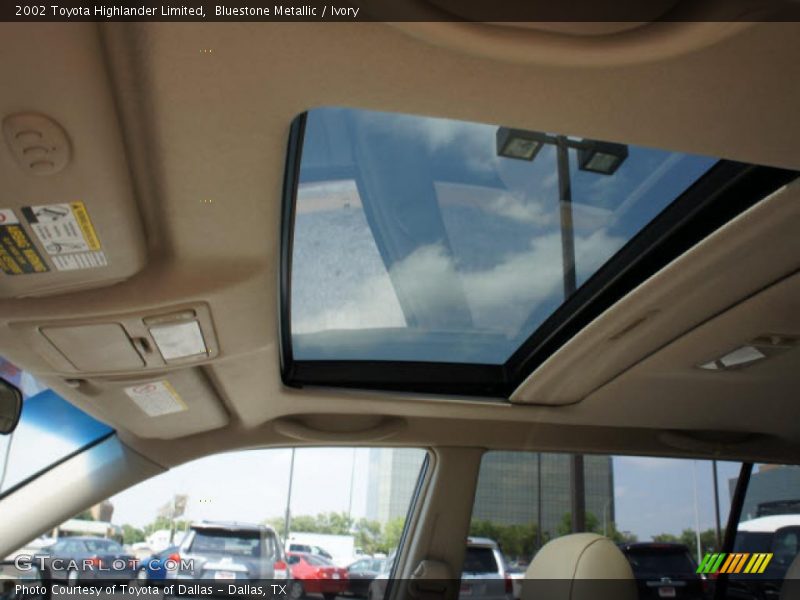 Bluestone Metallic / Ivory 2002 Toyota Highlander Limited