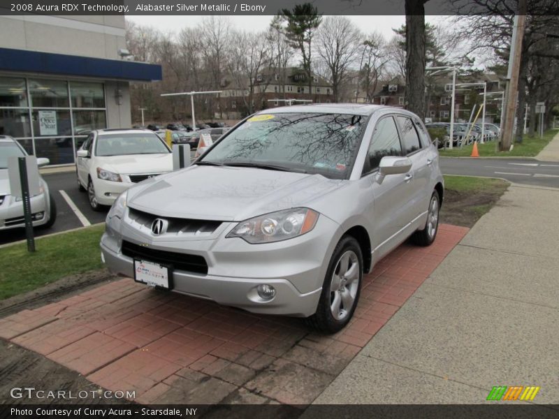 Alabaster Silver Metallic / Ebony 2008 Acura RDX Technology