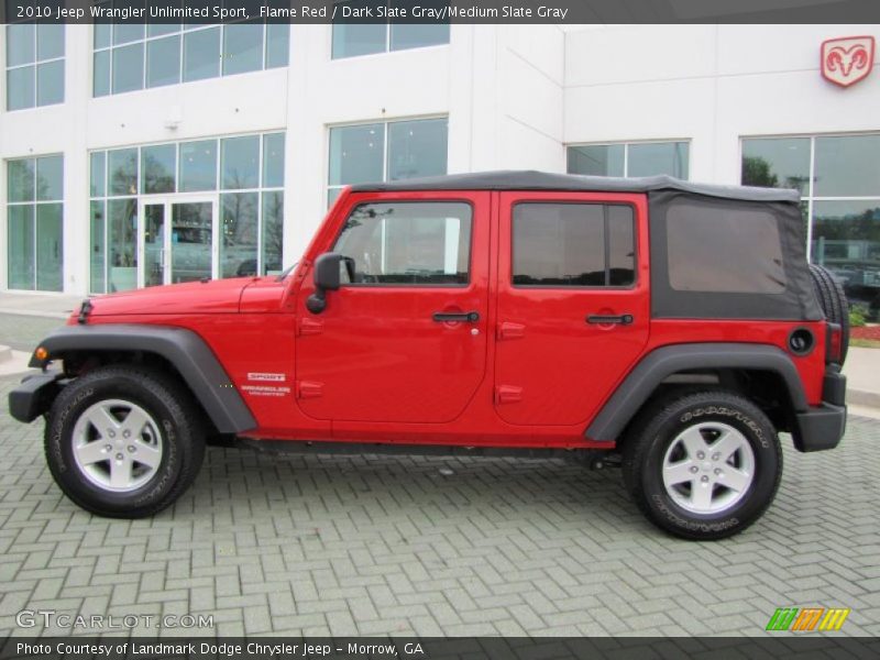  2010 Wrangler Unlimited Sport Flame Red
