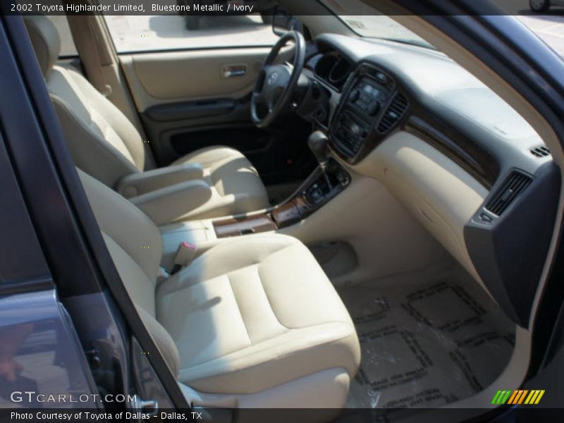 Bluestone Metallic / Ivory 2002 Toyota Highlander Limited