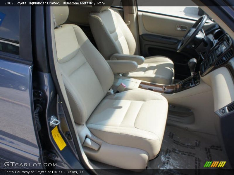 Bluestone Metallic / Ivory 2002 Toyota Highlander Limited