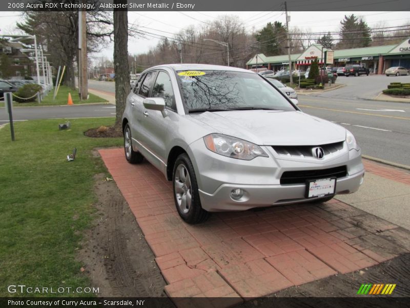 Alabaster Silver Metallic / Ebony 2008 Acura RDX Technology