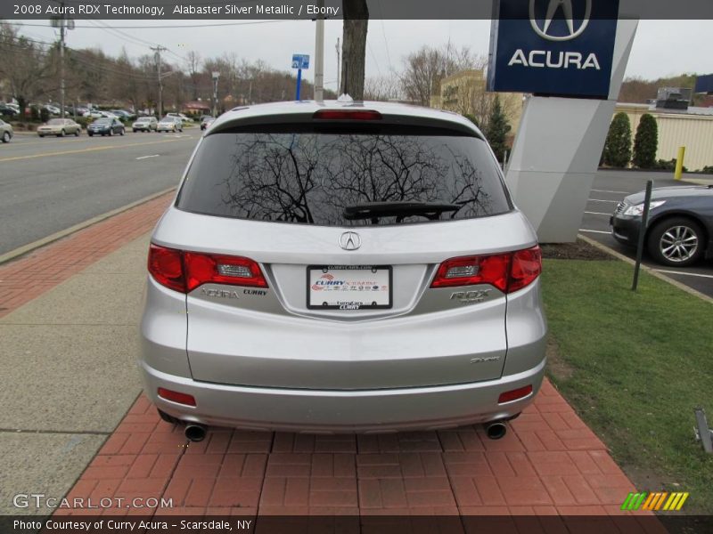Alabaster Silver Metallic / Ebony 2008 Acura RDX Technology