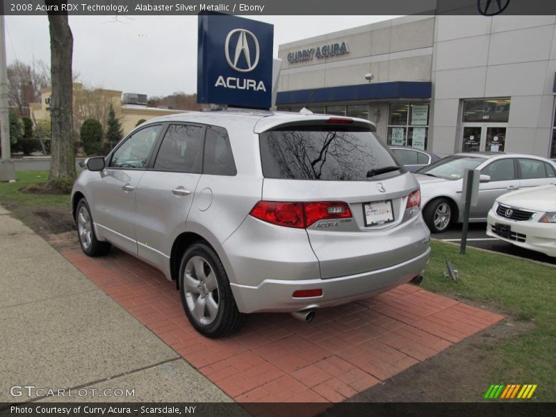 Alabaster Silver Metallic / Ebony 2008 Acura RDX Technology